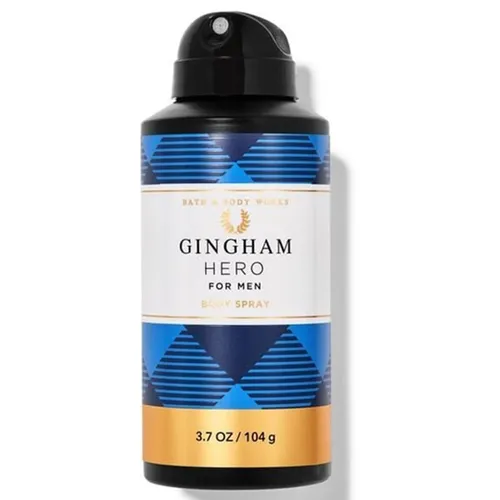 Bath & Body Works Xịt thơm toàn thân - Xịt Thơm Toàn Thân Nam Bath & Body Works Spray Gingham Hero 104g - Vua Hàng Hiệu