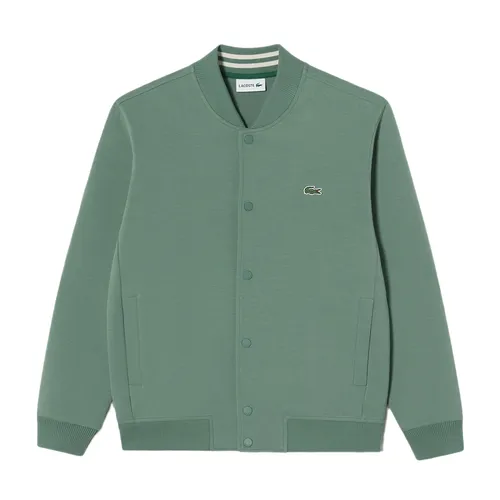 Áo Bomber Nam Lacoste Men's Stadium Sweat Jumper Bomber Jacket SH120E 54G Màu Xanh Lá Size S - Thời trang - Vua Hàng Hiệu