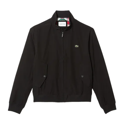 Lacoste Áo khoác Vải cao cấp Mỹ - Áo Khoác Nam Lacoste Men's Water-repellent Light Twill Jacket BH0538 031 Màu Đen Size 48 - Vua Hàng Hiệu
