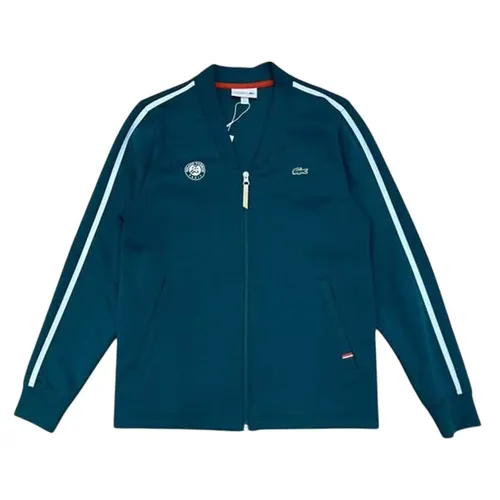 Thời trang - Áo Khoác Nỉ Nam Lacoste Sweatshirt SH3646 Màu Xanh Lam Size 2 - Vua Hàng Hiệu