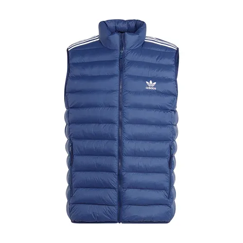 Thời trang Adidas Áo khoác lông vũ - Áo Khoác Phao Ghi Lê Adidas Padded Stand-Up Collar Puffer Vest IL2577 Màu Xanh Navy Size S - Vua Hàng Hiệu