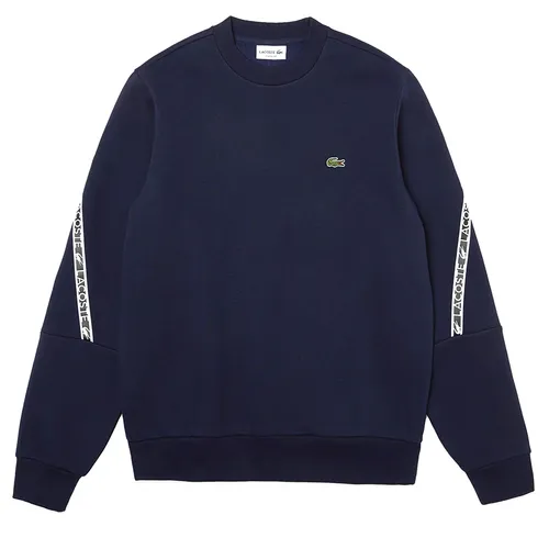 Thời trang - Áo Nỉ Sweater Nam Lacoste Active Tape Crew In SH9884 166 Màu Xanh Navy Size 4 - Vua Hàng Hiệu