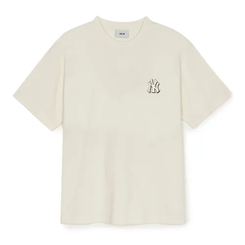 Áo Phông MLB New York Yankees Snake New Year 3ATSQ0251-50CRS Màu Trắng Kem Size M - Thời trang - Vua Hàng Hiệu