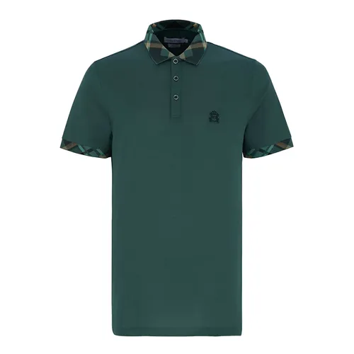 Thời trang - Áo Polo Nam Giovanni GPL0130-1 Màu Xanh Rêu Size L - Vua Hàng Hiệu