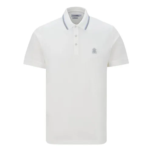 Áo Polo Nam Giovanni GPL0157-1 Màu Trắng Size XL