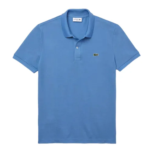 Áo Polo Nam Lacoste Men's Cotton Petit Pique Slim Fit PH4012 776 Màu Xanh Blue Size 2