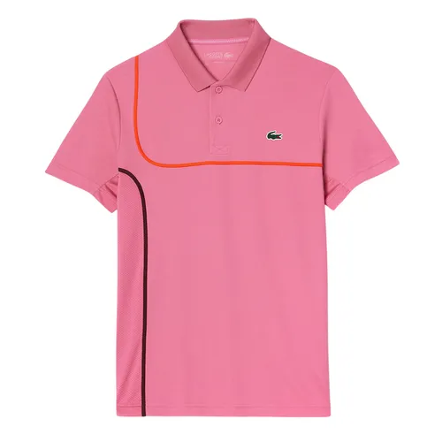 Áo Polo Nam Lacoste Piqué Straight Fit Ultra-Dry Technology DH7362 51 UI4 Màu Hồng Size 4