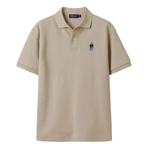WHOAU Áo Polo - Áo Polo WHOAU WHHAE2411U Màu Be Size XS - Vua Hàng Hiệu