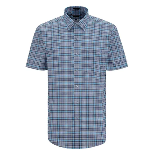 Áo Sơ Mi Cộc Tay Nam Giovanni GSS0116-1 Màu Xanh Navy Size XL - Thời trang - Vua Hàng Hiệu