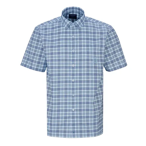 Áo Sơ Mi Cộc Tay Nam Giovanni GSS0147-1 Màu Xanh Navy Size L