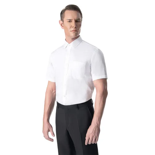 Áo Sơ Mi Cộc Tay Nam Giovanni Sartoria SSS0028-1WH Màu Trắng Size M