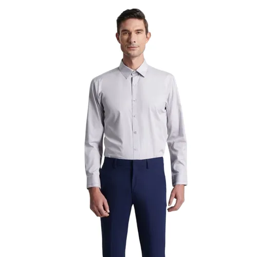 Áo Sơ Mi Dài Tay Nam Giovanni GLS0271-1LR Màu Ghi Nhạt Size XL