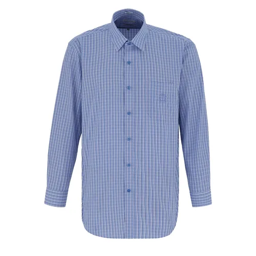 Áo Sơ Mi Dài Tay Nam Giovanni GLS0323-1OB Kẻ Caro Màu Xanh Da Trời Size L - Thời trang - Vua Hàng Hiệu