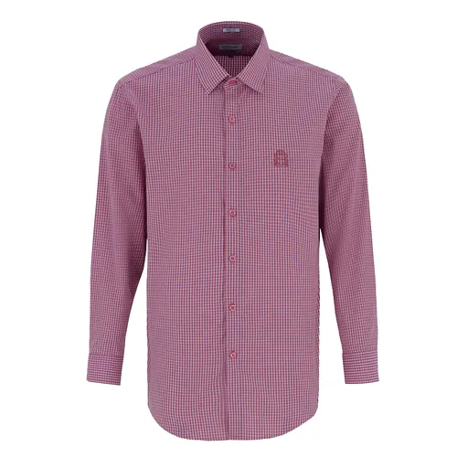 Áo Sơ Mi Dài Tay Nam Giovanni GLS0329-1NR Kẻ Caro Màu Đỏ Size XL