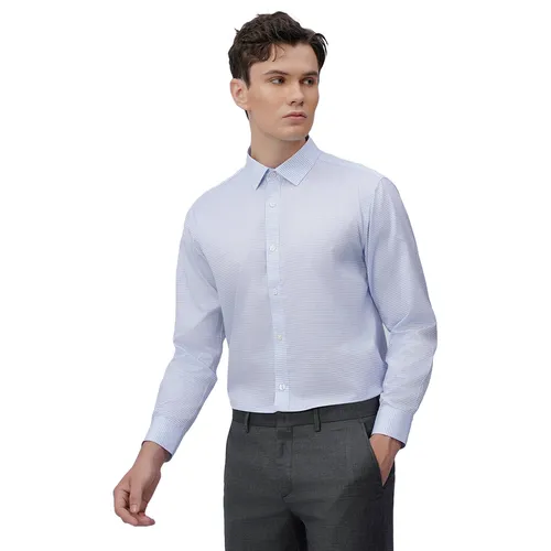 Áo Sơ Mi Nam Giovanni Regular Fit Shirt GLS0275-1OB Kẻ Xanh Dương Size XL