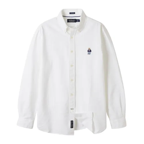 Thời trang - Áo Sơ Mi WHOAU Steve Oxford Shirt WHYWF2311U-IV Màu Trắng Size S - Vua Hàng Hiệu