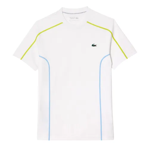 Áo Thun Nam Lacoste Men's Ultra Dry Piqué Tennis TShirt TH7545 51 001 Màu Trắng Size 4 - Thời trang - Vua Hàng Hiệu