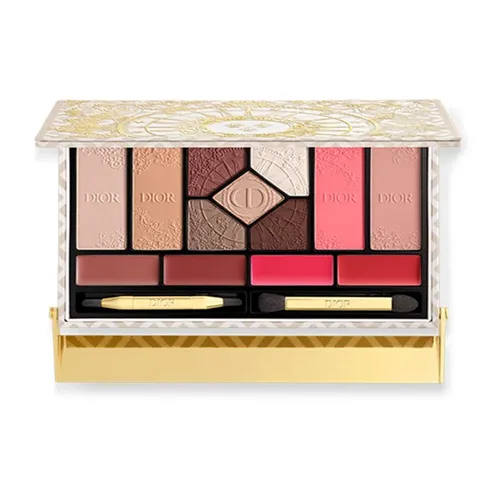 Trang điểm - Bảng Phấn Mắt Dior Couture Palette Iconic Makeup Colors Face, Eyes And Lips 13 Màu (Limited Holiday 2024) - Vua Hàng Hiệu