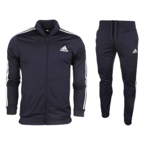 Bộ Thể Thao Adidas Primegreen Essentials 3-Stripes Track Suit GK9658 Màu Xanh Navy Size L