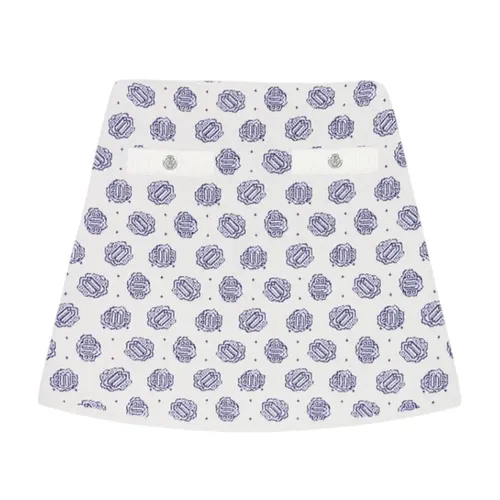 Chân Váy Nữ Maje Logo Monogram Knitted MFFJU01022 Màu Trắng Phối Xanh Size 40 - Thời trang - Vua Hàng Hiệu