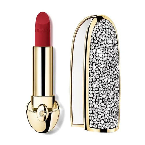 Son Môi Guerlain Son lì - Combo Vỏ Son + Son Guerlain Rouge G Velvet Refill 775 Le Rouge Bordeaux Màu Đỏ Đun - Vua Hàng Hiệu