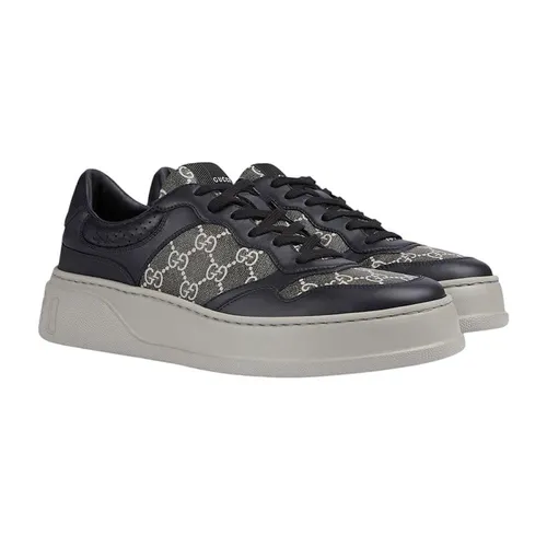 Giày Sneaker Nam Gucci GG Sneaker Black Grey 669582-AACOD-1072 Màu Đen Xám Size 40.5