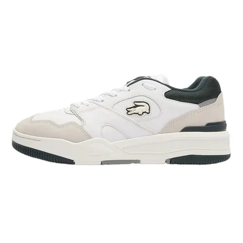 Giày - Giày Thể Thao Nam Lacoste Men's Lineshot Leather Sneakers 46SMA0088 1R5 Màu Trắng - Xanh Size 39.5 - Vua Hàng Hiệu
