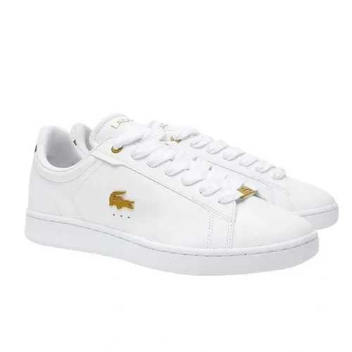 Giày Thể Thao Nam Lacoste Carnaby Pro 2231 SMA WHT/GLD 745SMA0089216 Màu Trắng/Vàng Size 39.5 - Giày - Vua Hàng Hiệu
