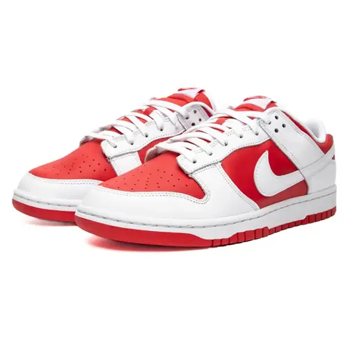 Giày - Giày Thể Thao Nam Nike Dunk Low Retro DD1391-600 Màu Trắng - Đỏ Size 42 - Vua Hàng Hiệu