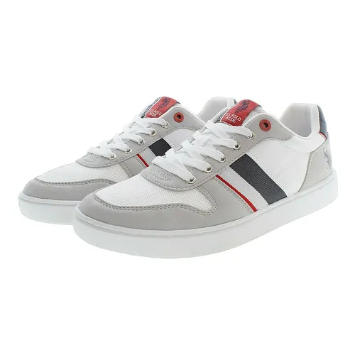 U.S. Polo Assn. - Giày Thể Thao Nam U.S. Polo Assn. ROKKO003M3UT1_LGRWHI01 Màu Trắng - Xám Size 41 - Vua Hàng Hiệu