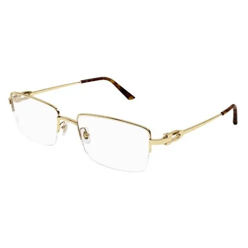 Gọng Kính Nam Cartier CT0319O 001 Màu Vàng Gold - Kính mắt - Vua Hàng Hiệu