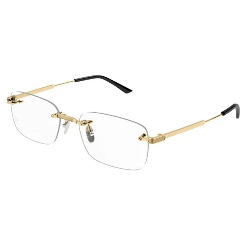 Gọng Kính Nam Cartier CT0349O 001 Màu Vàng Đen - Kính mắt - Vua Hàng Hiệu