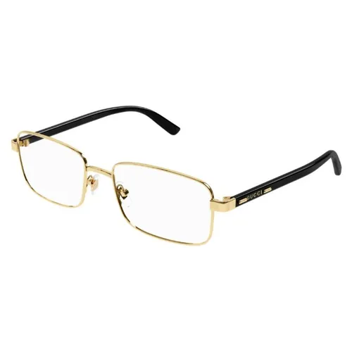 Gọng Kính Nam Gucci GG1586O 001 Màu Vàng Đen