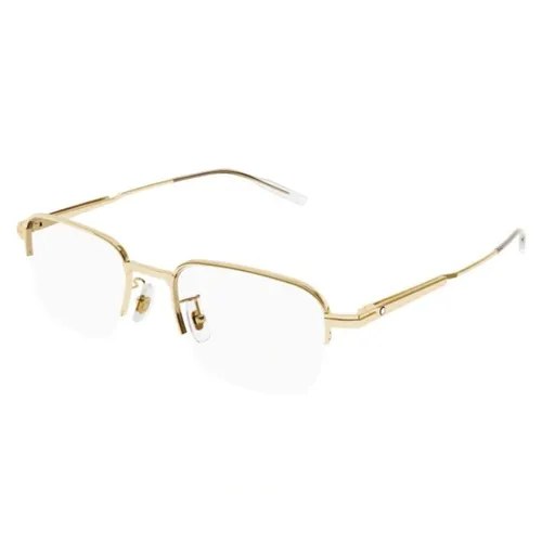 Gọng Kính Nam Montblanc MB0220OA 002 Màu Vàng Gold
