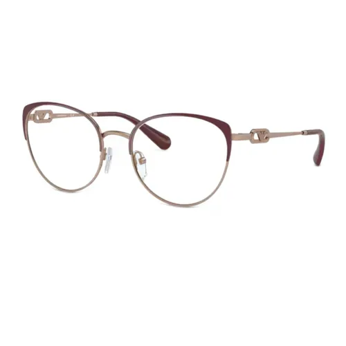 Gọng Kính Nữ Emporio Armani Glasses Frame 0EA1150 3268 Màu Đỏ Phối Vàng Hồng