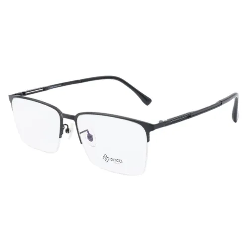 Gọng Kính Unisex Ancci AC34146 C1 Màu Đen - Kính mắt - Vua Hàng Hiệu