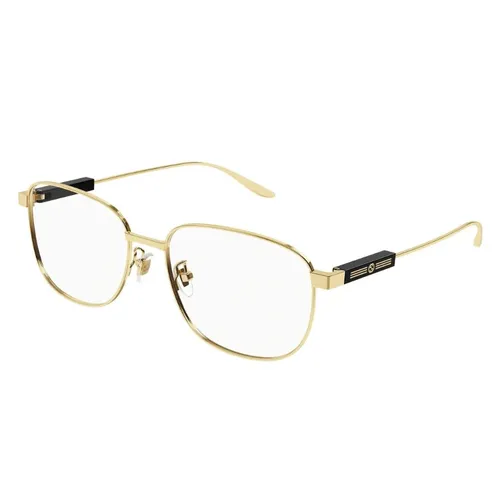 Kính Mắt Cận Unisex Gucci Eyeglasses GG13120 002 Màu Vàng Gold