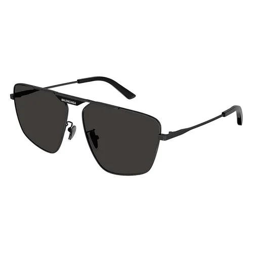 Balenciaga - Kính Mát Nam Balenciaga Aviator Sunglasses BB0246SA 001 Màu Đen - Vua Hàng Hiệu