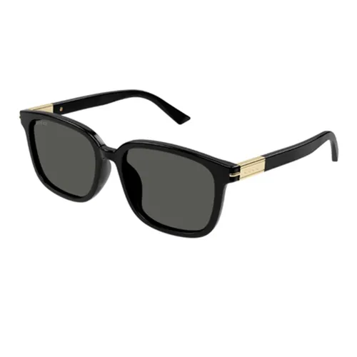 Kính Mát Nam Gucci GG1502S 001 Sunglasses Màu Đen Xám