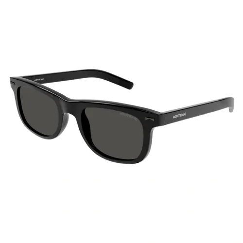 Montblanc - Kính Mát Nam Montblanc MB0260S 006 Màu Đen - Vua Hàng Hiệu