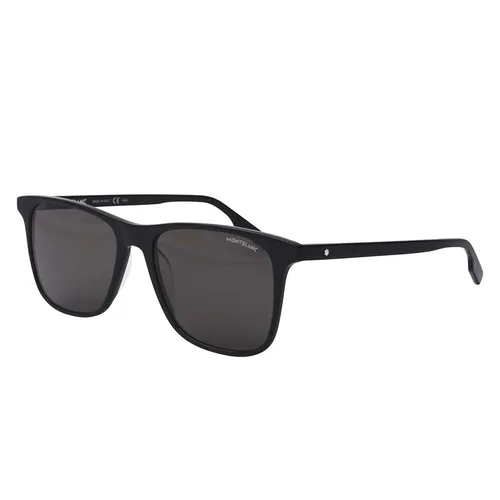 Kính Mát Nam Montblanc Sunglasses MB0174S 001 Màu Xám Đen - Kính mắt - Vua Hàng Hiệu