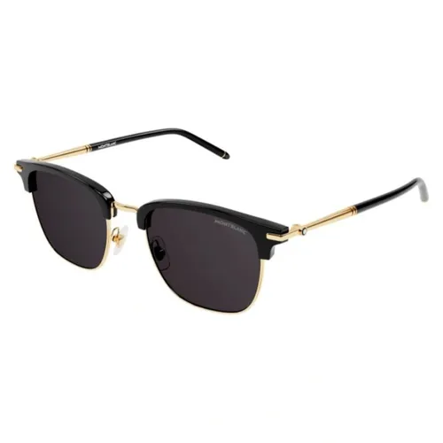 Kính Mát Nam Montblanc Sunglasses MB0242S 005 Màu Vàng Đen - Kính mắt - Vua Hàng Hiệu