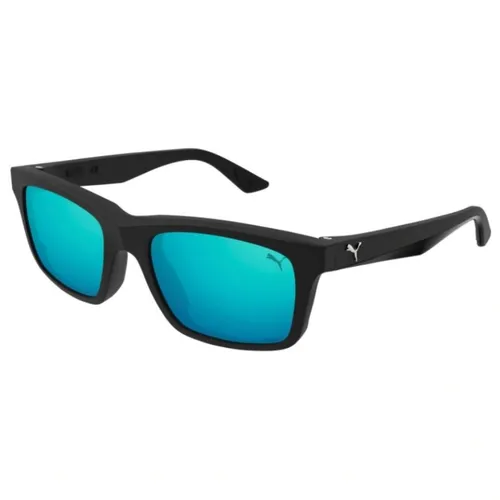Kính Mát Nam Puma Sunglasses PU0402S 002 Màu Xanh Đen