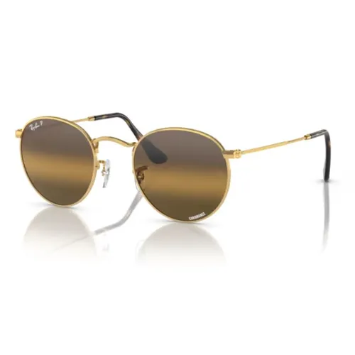 Kính Mát Nam Rayban Sunglasses 0RB3447 001/G550 Màu Nâu - Vàng - Kính mắt - Vua Hàng Hiệu