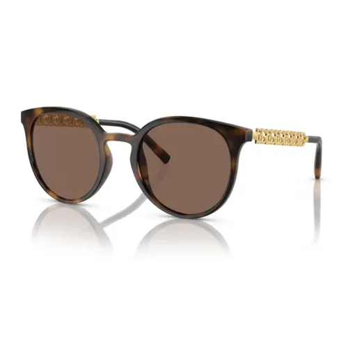 Kính Mát Nữ Dolce & Gabbana D&G 0DG6189U 502/7352 Màu Nâu - Kính mắt - Vua Hàng Hiệu