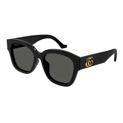 Kính Mát Nữ Gucci GG1550SK 001 Sunglasses Màu Đen Xám - Kính mắt - Vua Hàng Hiệu