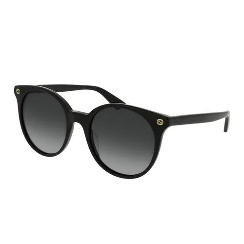 Kính Mát Nữ Gucci Sunglasses GG0091S 001 Màu Xám/Đen