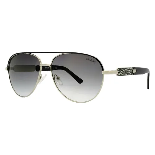 Kính Mát Nữ Guess Factory Gradient Pilot Ladies Sunglasses GF0287 06B 57 Màu Xám Gradient