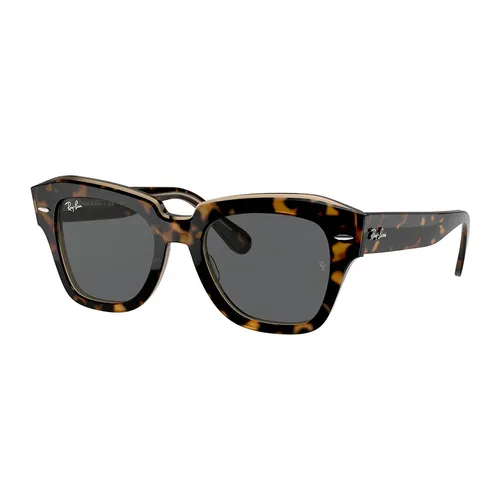 Kính Mát Rayban State Street Sunglasses RB2186 1292B1 49 Màu Xám/Havana - Kính mắt - Vua Hàng Hiệu