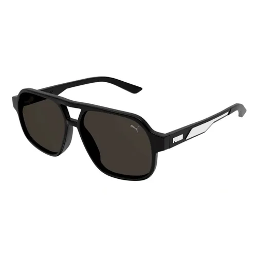 Kính mắt - Kính Mát Trẻ Em Puma Sunglasses PJ0059S 001 Màu Đen - Vua Hàng Hiệu